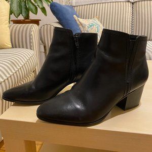 Aldo black leather boots